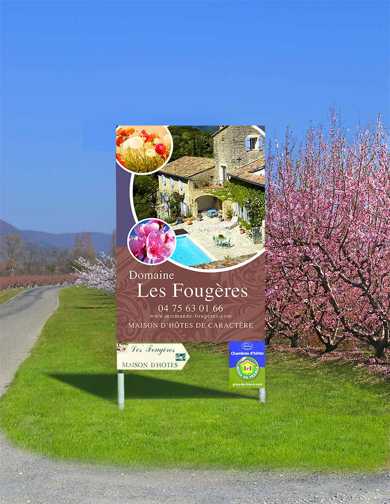 Panneau Les Fougères